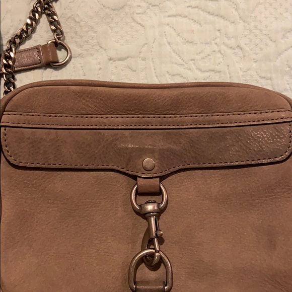 Rebecca Minkoff Suede Taupe Crossbody - Picture 4 of 4